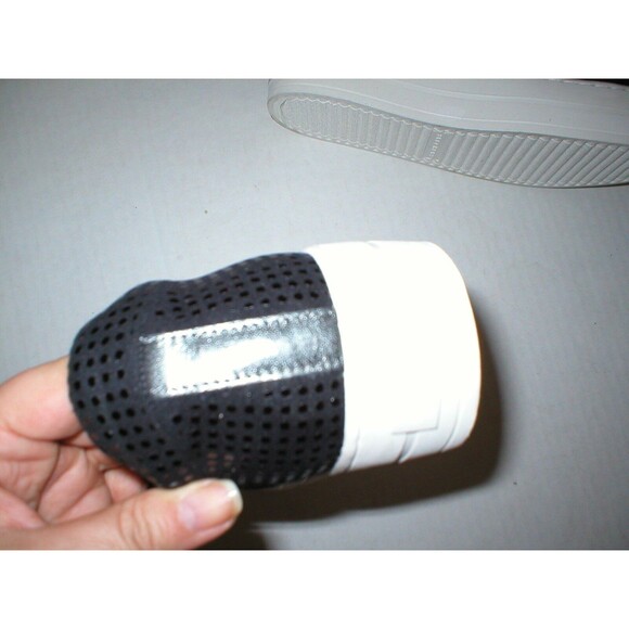 New Womens Shoes Fashion Casual Sneakers 8.5 White Black Skecher Street Disco - Picture 4 of 11